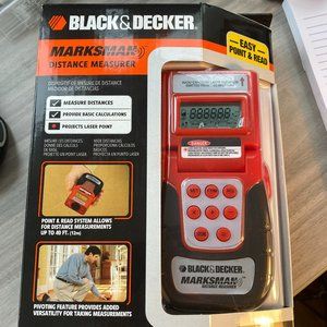 💰 5 FOR $40 / BLACK & DECKER MARKSMAN DISTANCE MEASURER (BNIB)